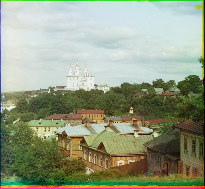 Кафедральный Успенский собор с Казанской горы. Смоленск