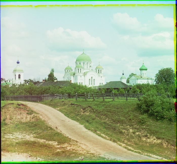 Спасо-Евфросиньевский женск. монастырь в 3-х верстах от г. Полоцка. Вид с юга