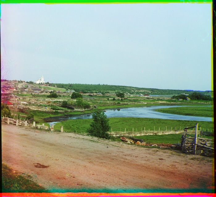 Село Водолазы в 5 верст. от села Колчеданского