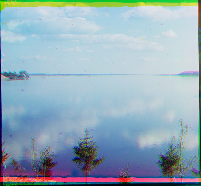 Озеро Стерж с впадающей в него Волгой
