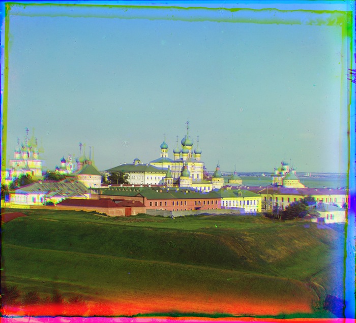 Общий вид Кремля с колокольни Всесвятской церкви с Сев.-Зап