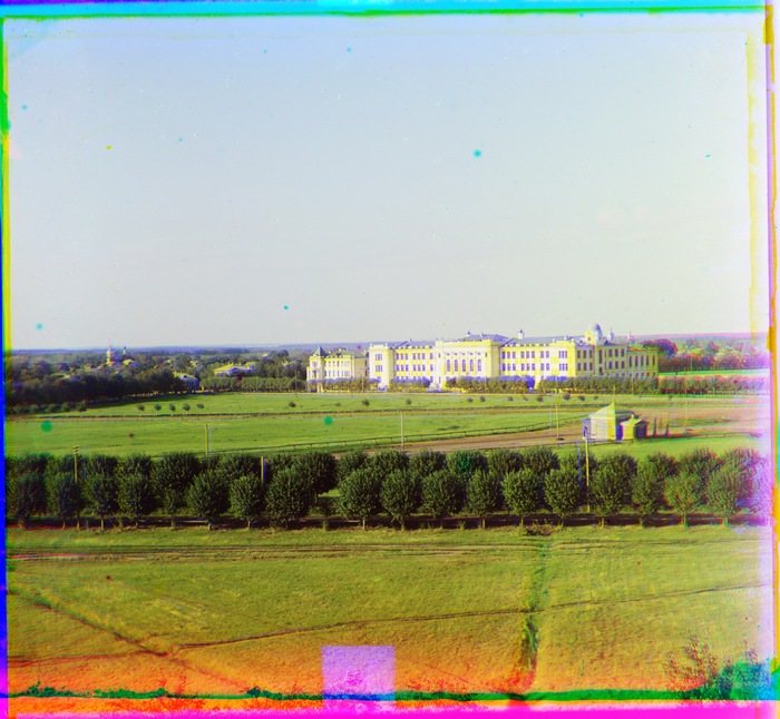 Гимназия Кекина. Вид с колокольни Всесвятской церкви