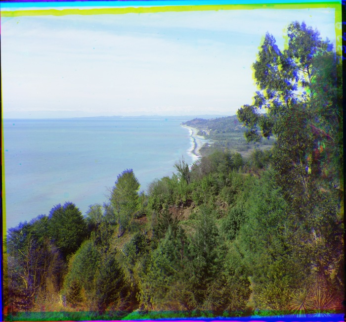Вид с Зеленого мыса на побережье
